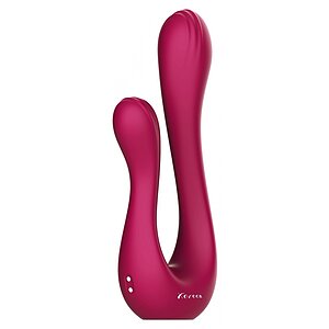Sync Sensation – Vibrator Dublu, 2 Motoare, 7 Moduri Roz Thumb 3
