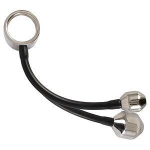 Heavy Gear – Inel Penian Metalic cu 2 Pluguri 31 cm Argintiu Thumb 2