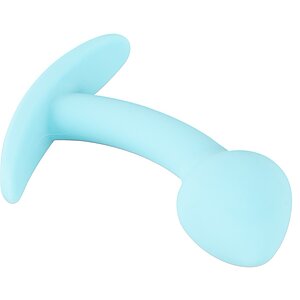 cuties Plug Albastru — Mini Plug silicon 7.1 cm Discret Thumb 5