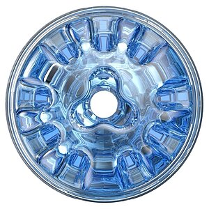 Quickshot Turbo Blue Ice Fleshlight Compact Prindere Dinamică Albastru Thumb 1