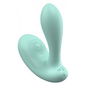 DuoVibe II – Vibrator punct G cu Tapping, 9 Moduri, Reîncărcabil Mint Thumb 2