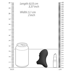Vibrator Hana Finger Negru Thumb 5
