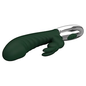 Pretty Love Naughty Bunny Green — 30 Moduri, Dublă Stimulare Verde Thumb 5