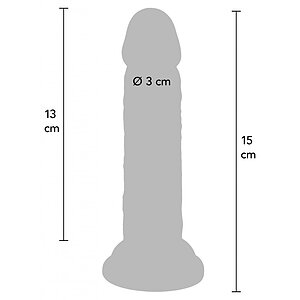 ToyJoy Deluxe — Dong Realist 15 cm, Densitate Duală Thumb 9