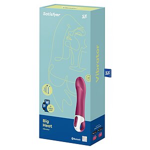 Vibrator Satisfyer Big Heat Vișiniu Thumb 6