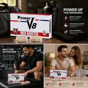 4 Pastile Pentru Erecție Și Potență Power V8 Thumb 3