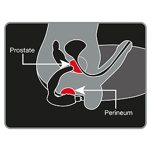 Masator Prostată Naughty Boy Negru Thumb 4