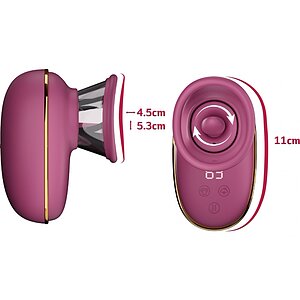 She.E.O. Pompa Clitoris Limbă Rotativă - 9 Moduri, 3 Nivele Roz Thumb 5