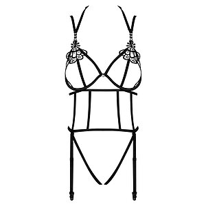 Body Decupat Obsessive Badossa Negru S-M Thumb 2