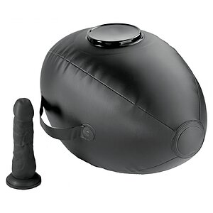 Body Dock Love Ball Saltea Gonflabilă Creativă Pipedream Negru Thumb 2