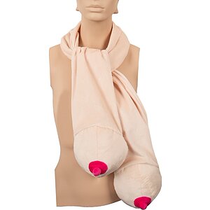 Eșarfă Haioasă cu Două Forme De Sân, Bej Pufos Thumb 5