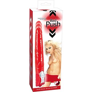 Vibrator Red Push Rosu Thumb 3