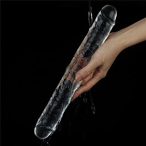 Dildo Dublu 30cm Flawless Transparent Thumb 5