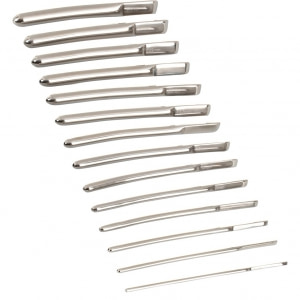 Set 14 Dilatatoare Oțel Inoxidabil cu Etui Organizator Argintiu Thumb 1