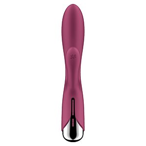 Vibrator Satisfyer Spinning Rabbit 1 Roșu Thumb 4