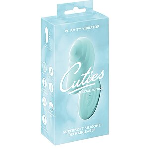 cuties RC Panty - Vibrator Discret, 10 Moduri, Reîncărcabil Albastru Thumb 7