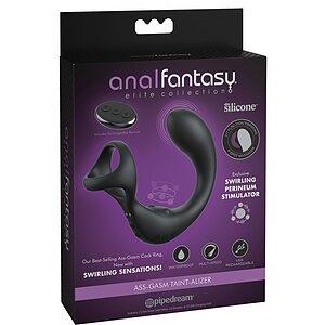 Anal Fantasy Elite Taint Alizer Prostată Perineu 3 Viteze Negru Thumb 4