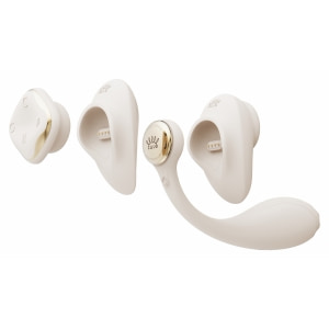 ZALO DEYA Vibrator Purtabil cu Telecomandă și Suctiune Ivory Alb Thumb 1