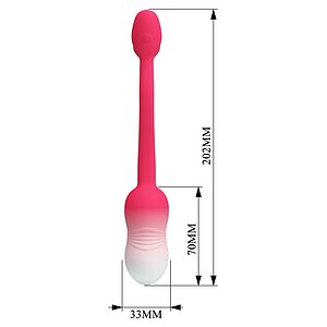 Pretty Love Egg Poulsen 12 Moduri, Reîncărcabil Roșu Thumb 11