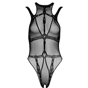 Crotchless Body Cottelli Collection Maya Negru S-L Thumb 3