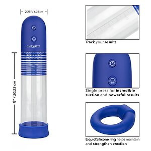 Pompă Penis Rechargeable Albastru Thumb 2