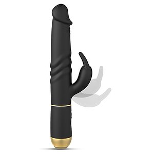 Vibrator Furious Rabbit Negru Thumb 1