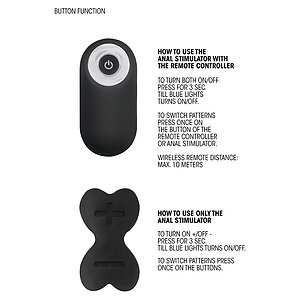 Vibrator Anal No. 78 Rechargeable Negru Thumb 9