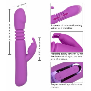 Elite Thrusting Rabbit Mov, 3 Viteze Thrust și 13 Moduri Vibrație Thumb 8