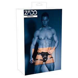 Curea De Castitate Zato Leather Negru Thumb 3