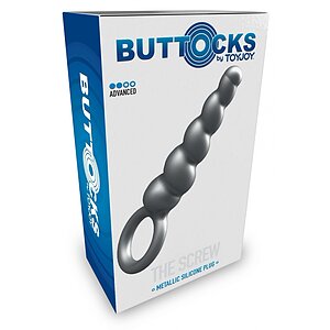 ToyJoy Plug Anal Din silicon Metalizat, Diam. 2.9 cm, Gri Thumb 7