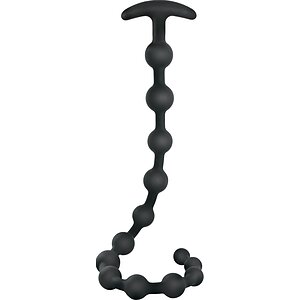 Black Velvets Anal Beads Negru Thumb 1