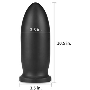 Lovetoy Anal Bomber 23 cm Extra Gros Negru Thumb 1