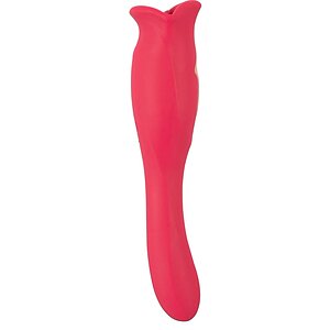 Oral Fun L – Vibrator 2 în 1, 10 Moduri, Reîncărcabil Roz Thumb 5