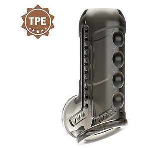 Pretty Love Manșon Texturat TPE — Soft și Waterproof Gri Thumb 1