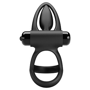 Pretty Love Inel Vibrant Negru, 10 Moduri Silențioase Thumb 3