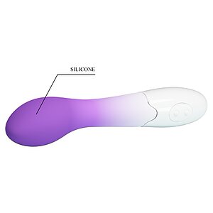 Pretty Love Bishop, Vibrator curbat Punct G, 30 Funcții Mov Thumb 4