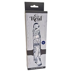 ToyJoy Extension Sleeve XLarge +9.5 cm – Discret Transparent Thumb 2