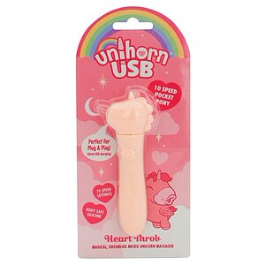 Unihorn Mini Vibrator USB 10 Moduri, Reîncărcabil 14.3 cm Thumb 3