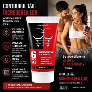 6 Pack Gel Pentru Abdomen Sculptat și Piele Fermă 50ml Thumb 2