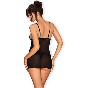 Chemise Obsessive Lucita Negru L-XL Thumb 1