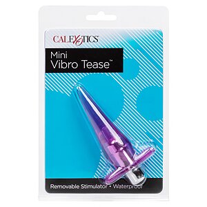 Mini Plug Anal CalExotics — Compact, 2 Moduri Vibrații Roz Thumb 5