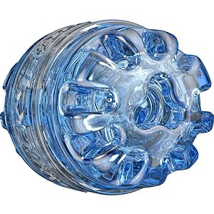 Quickshot Turbo Blue Ice Fleshlight Compact Prindere Dinamică Albastru Thumb 2