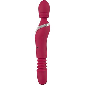 Vibrator Javida Warming And Thrusting Roșu Thumb 1