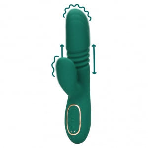 Loveline Rabbit: Penetrare Ritmică, Încălzire 42°C Verde Thumb 5