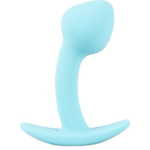 cuties Plug Albastru — Mini Plug silicon 7.1 cm Discret Thumb 1