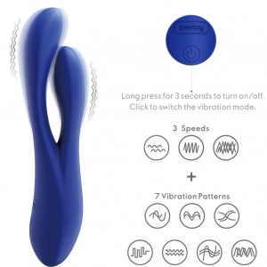 Lovetoy Pulse – Vibrator Reîncărcabil, 3 Intensități, 7 Moduri Albastru Thumb 14