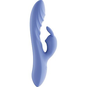 Lovetoy Swirl Vibrator Din silicon, 3+7, Reîncărcabil Mov Thumb 1