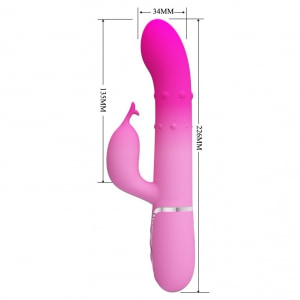 Pretty Love Shima — Rabbit Reîncărcabil, 7 Moduri, Roz Thumb 10