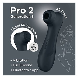 Vibrator Clitoridian Satisfyer Pro 2 Generation 3 Negru Thumb 5