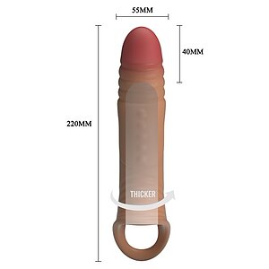 Pretty Love Sleeve TPE Vibrator – 21–25 cm, Diam. 5.5–5.9 Thumb 5